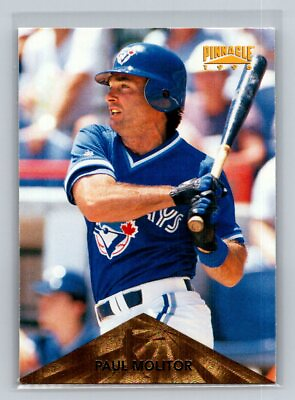 #ad 1996 Pinnacle #61 Paul Molitor Toronto Blue Jays Baseball Card $1.57