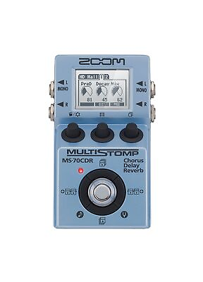 #ad Zoom MS 70CDR MultiStomp Guitar Effects Pedal Chorus Delay and Reverb Effe... $137.80