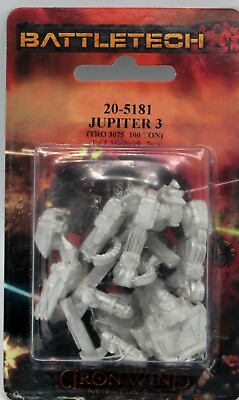 Battletech 20 5181 Jupiter 3 TRO 3075 Assault Mech Variant Clan Jade Falcon $23.95