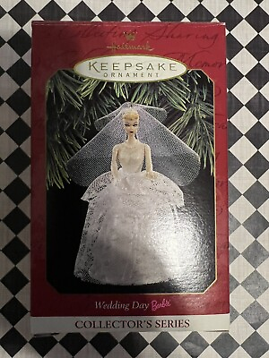 #ad Hallmark Wedding Day Barbie 1997 Holiday Ornament Brand New $34.99
