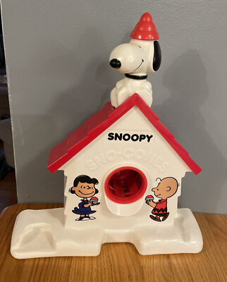 #ad Cra Z Art Snoopy Peanuts Sno Cone Snow Cone Machine Working $12.49