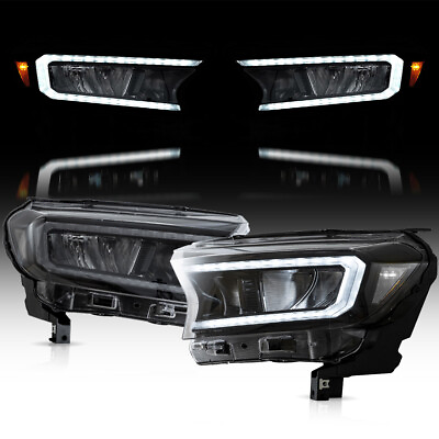 #ad Projector Headlights For 15 21 Ford Ranger Switchback LED Signal Lamp LeftRight $329.99