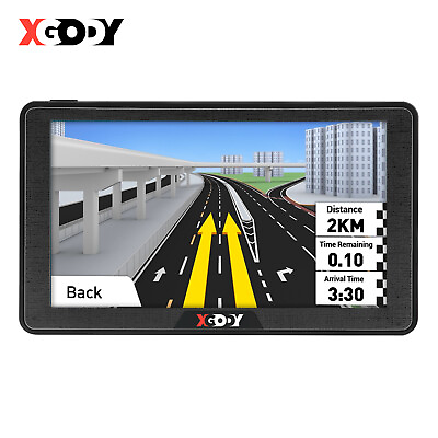 #ad XGODY 7quot; Touch Screen GPS Navigation Truck Car Navigator MP3 Player Speedcam FM $49.38