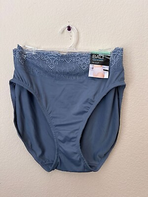 #ad Bali BRIEF Underwear Panties 1 Pair DFPC61 Stretch Microfiber Lace Women XL 8 $12.99