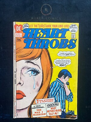 #ad Rare DC 1972 Heart Throbs #138 $14.99
