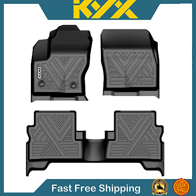 #ad Front amp; Rear Floor Mats For 2013 2019 Ford Escape TPE Rubber Liners All Weather $61.99