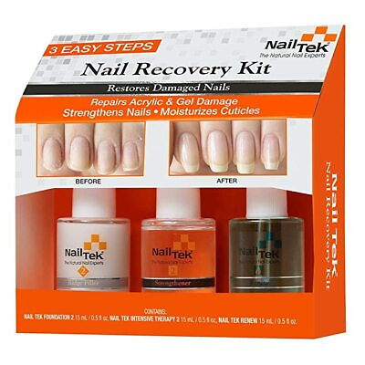 #ad Nail Tek Nail Recovery Kit Restores Damaged Nails Brand New Kit $15.99