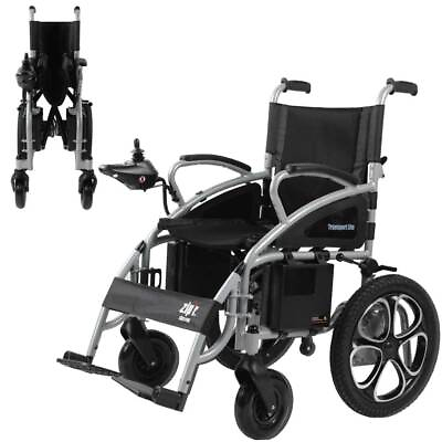 #ad Zipr Transport Lite Folding Electric Wheelchair Foldable Power Wheelchair $699.99