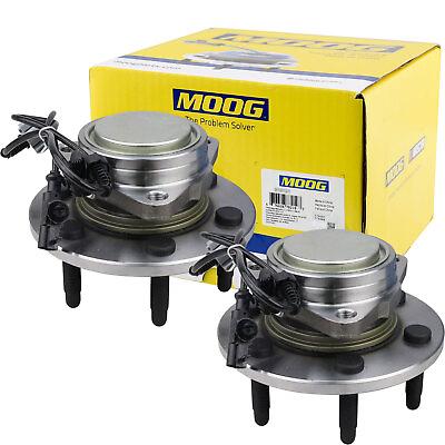 #ad #ad 2 MOOG Front Wheel Bearing Hubs for 07 2013 Chevy Silverao Sierra 1500 2WD 6LUG $160.82