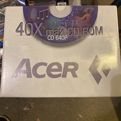 #ad ACER Peripherals Inc. 40X max CD ROM CD 640P 1998 NEW $25.00