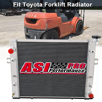 #ad 2 Row Radiator for Toyota 7FDAU50 7FDU35 Forklift 16410U335071 16410U336071 $144.95