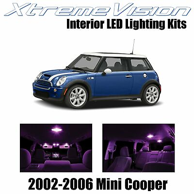 #ad XtremeVision Interior LED for Mini Cooper 2002 2006 7 PCS Pink $9.99