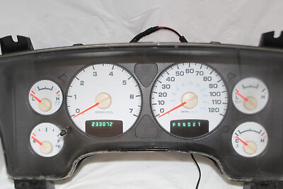#ad Speedometer Instrument Cluster 02 Dodge Ram 1500 Dash Panel Gauges 233872 Miles $171.75
