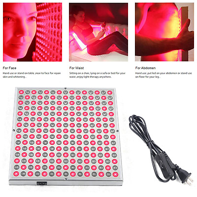 Near Infrared LED Anti Aging Therapy Light Panel Full Body 660nm 850nm 45W Red $34.20