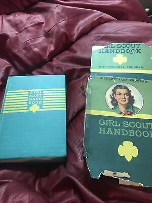 #ad 1941 Girl Scout Handbook With Dust Jacket And I D Bx15 $24.99