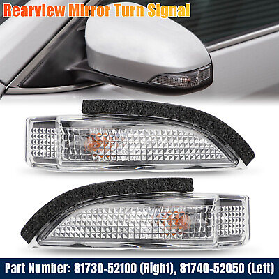 #ad 1Pair Side Rearview Mirror Light Turn Signal Lamp For Toyota Scion Corolla Camry $11.48