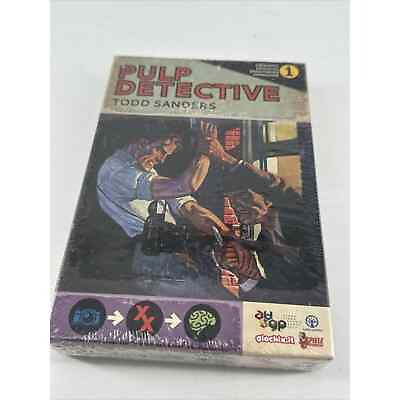 #ad Pulp Detective Card Game Expansion #1 Todd Sanders Netherlands NEW 2018 $24.95