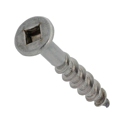 #ad #8 Stainless Steel Deck Screws Square Drive Wood and Composite Decking All Sizes $21.52
