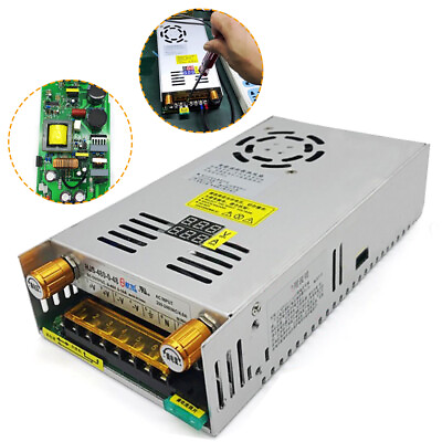 #ad Adjustable Power Supply DC Precision Variable Digital Lab Adapter 0 48V 10A $50.76