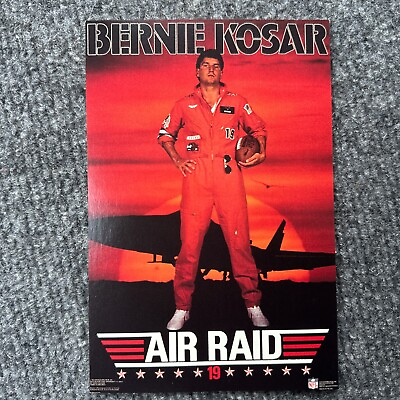 #ad 1990 Bernie Kosar Costacos Brothers Air Raid Postcard Vintage NFL MINT $8.09