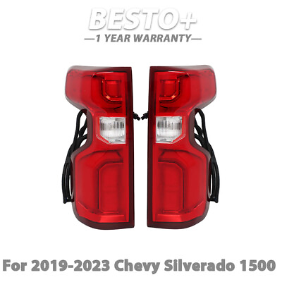 #ad LED Tail Light Assembly For 2019 2023 Chevy Silverado 1500 DriverPassenger Side $207.69