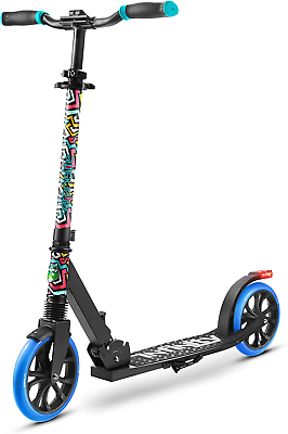 #ad Foldable Kick Scooter Stand Kick Scooter for Teens and Adults with Rubber Grip $85.99