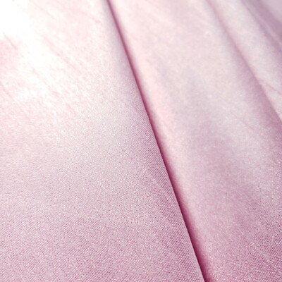 #ad ICE PINK FAUX SILK DUPIONI FABRIC DRESS DRAPERY MATERIAL 58quot; BY THE YARD $5.95