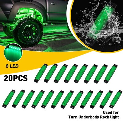 #ad 20PCS LED Car Underbody Kit Light Rock Light for Offroad Auto Truck Boat ATV UTV $19.99