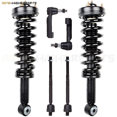 #ad For 2009 2013 Ford F 150 8pc Front Strut amp; Spring Suspension Tie Rod 4WD $212.41