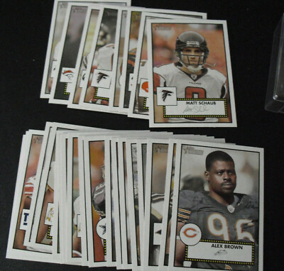#ad Lot of 27 2006 Topps Heritage Football SP Short print Cards $27.00