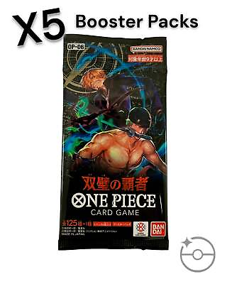 #ad One Piece Flanked by Legends Booster Pack X5 Bundle OP 06 Japan USA SHIP $16.77