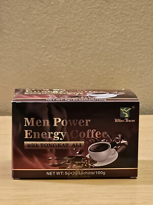 #ad 20 Sachets x 5g Coffee Men Power Growth Boost Stamina Strong Energy $34.90