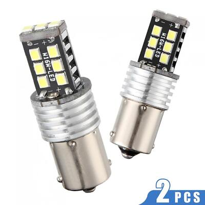 #ad 2X 12V 1156 BA15S P21W 15 SMD 2835 LED Car Bulbs Brake Lamp Turn signal Light US $7.79