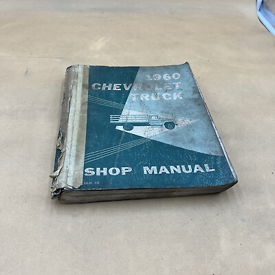 #ad 1960 CHEVROLET TRUCK ELECTRICAL SHOP SERVICE REPAIR GUIDE MANUAL BOOK $32.00