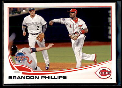 #ad 2013 Topps Update Brandon Phillips ASG #US12 Cincinnati Reds $0.99