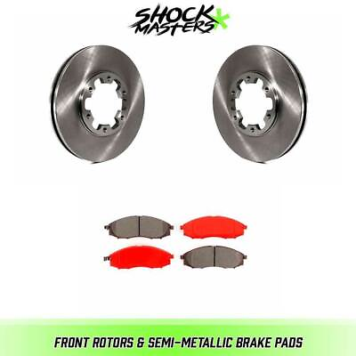 #ad Front Rotors amp; Semi Metallic Brake Pads for 2003 2004 Nissan Frontier $93.71