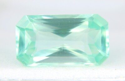#ad Loose Gemstones Blue Green Natural Tourmaline 5.00 Ct Eye Clean Emerald Shape $10.00