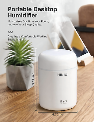 #ad Portable Mini Humidifier Colorful Cool Mist USB Powered. Perfect for Bedroom $11.69