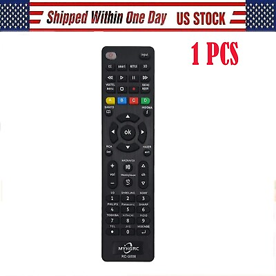 #ad New RC G008 Universal Remote Control for LG Sony Samsung Panasonic Sharp etc. TV $6.50