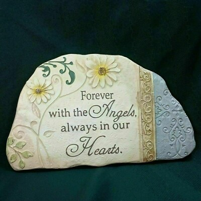 #ad Sympathy Plaque Forever With The Angels Pet Memorial Bereavement Sign READ $22.99