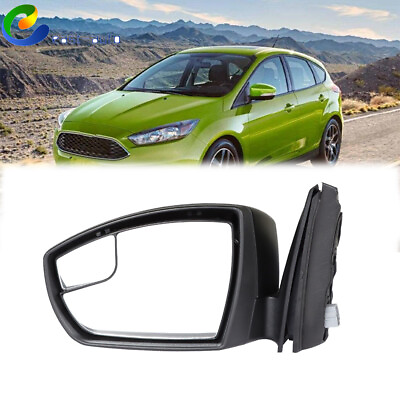 #ad Driver View Side Mirror Power For 2015 2018 Ford Focus F1EZ17683L Durable Sedan $84.06