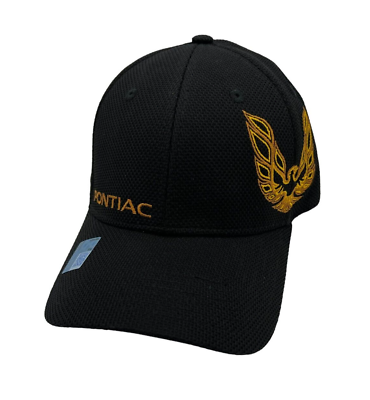 #ad Black Pontiac Firebird Flexfit Style Hat Cap $23.95