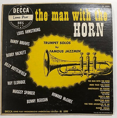 #ad HOWARD McGHEE Eldridge Ect The Man with the Horn DECCA 10quot; 5191 DG Record VG $23.99