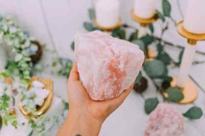 #ad JUMBO Rose Quartz Natural Raw Crystals Choose Size Huge Chunks Love Stone $11.00