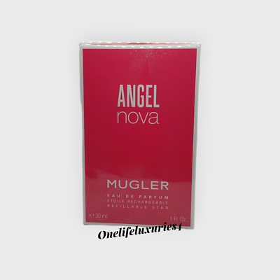 #ad Mugler ANGEL NOVA 1 oz 30ml Eau De Parfum Refillable star Perfume Spray Sealed $68.86