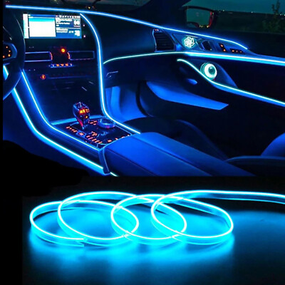 #ad Car Led Decoration Cold Light Interior Modification Strip USB Car Atmosphere Lig $29.42