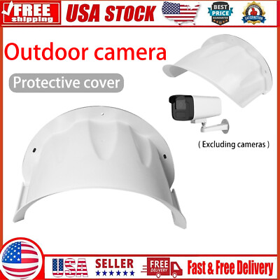 #ad US Security CCTV Camera Rain Cover Housing Sun Shade Shield Cam Cover Protection $15.93