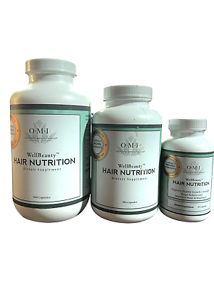 #ad 60 OMI Well Beauty Hair Nutrition Growth Strength Reduce Loss Choose Size $34.99