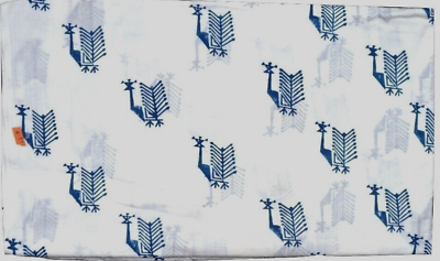 #ad 50 Yard New Fabric Printed White amp; Blue Fabric Summer Wear Cotton Fabric P 166 $185.99
