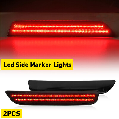 #ad For 2010 2014 Base GT Shelby GT500 LED Ford Mustang Rear Side Marker Lamp Lights $19.99